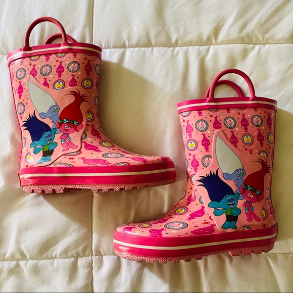 trolls rain boots